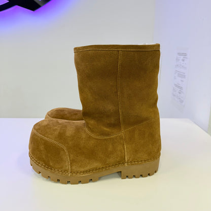 Balenciaga Alaska Fur Boot (Used No Box)