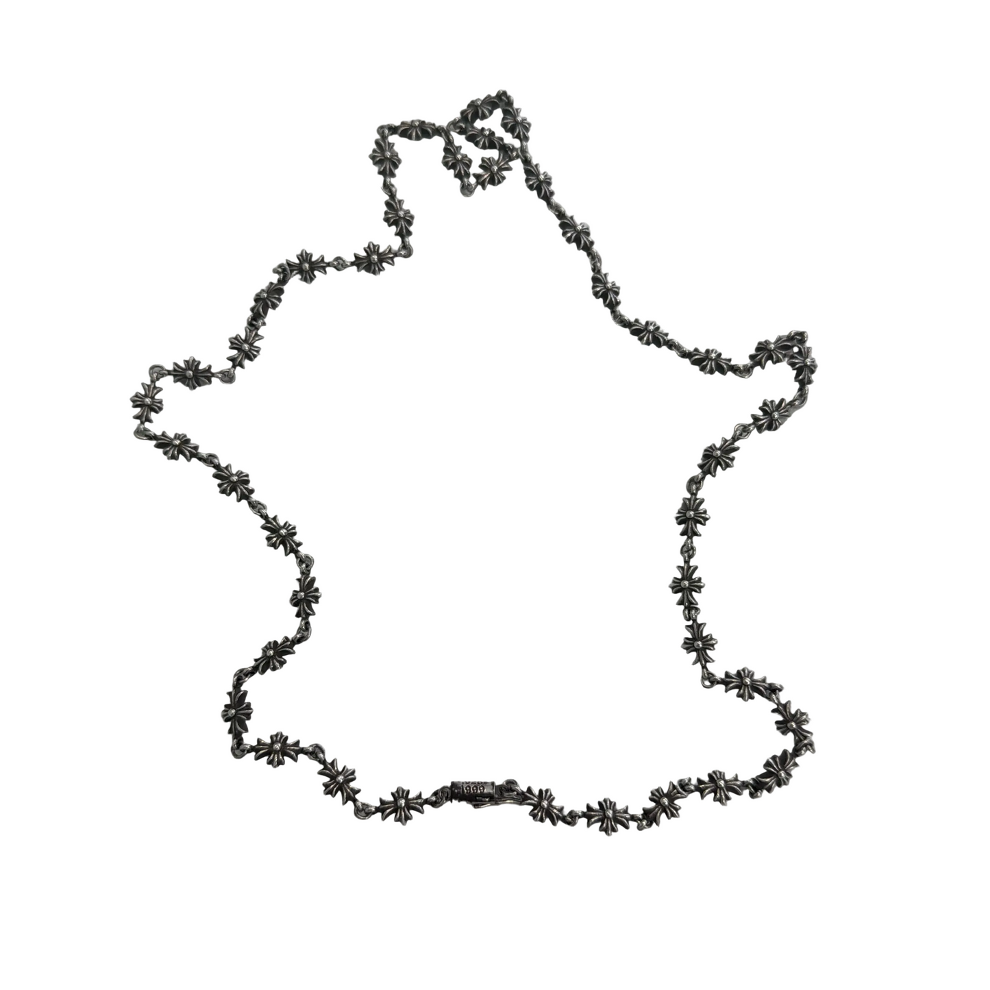Chrome Hearts Tiny E CH Plus link necklace