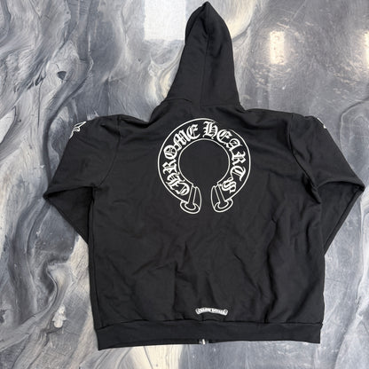 Chrome Hearts Black Honolulu Horseshoe Floral