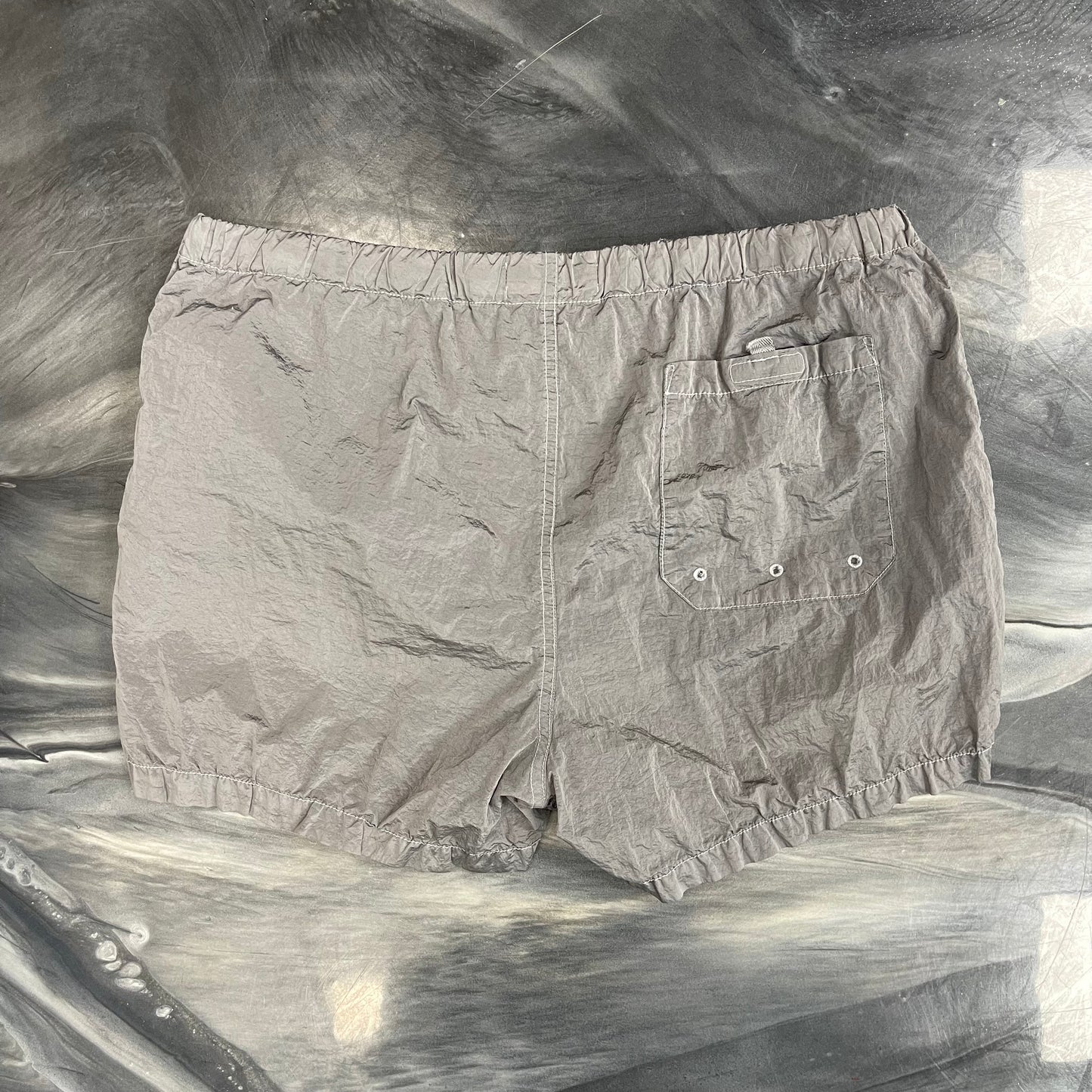 Stone Island Grey Nylon Swimming Shorts