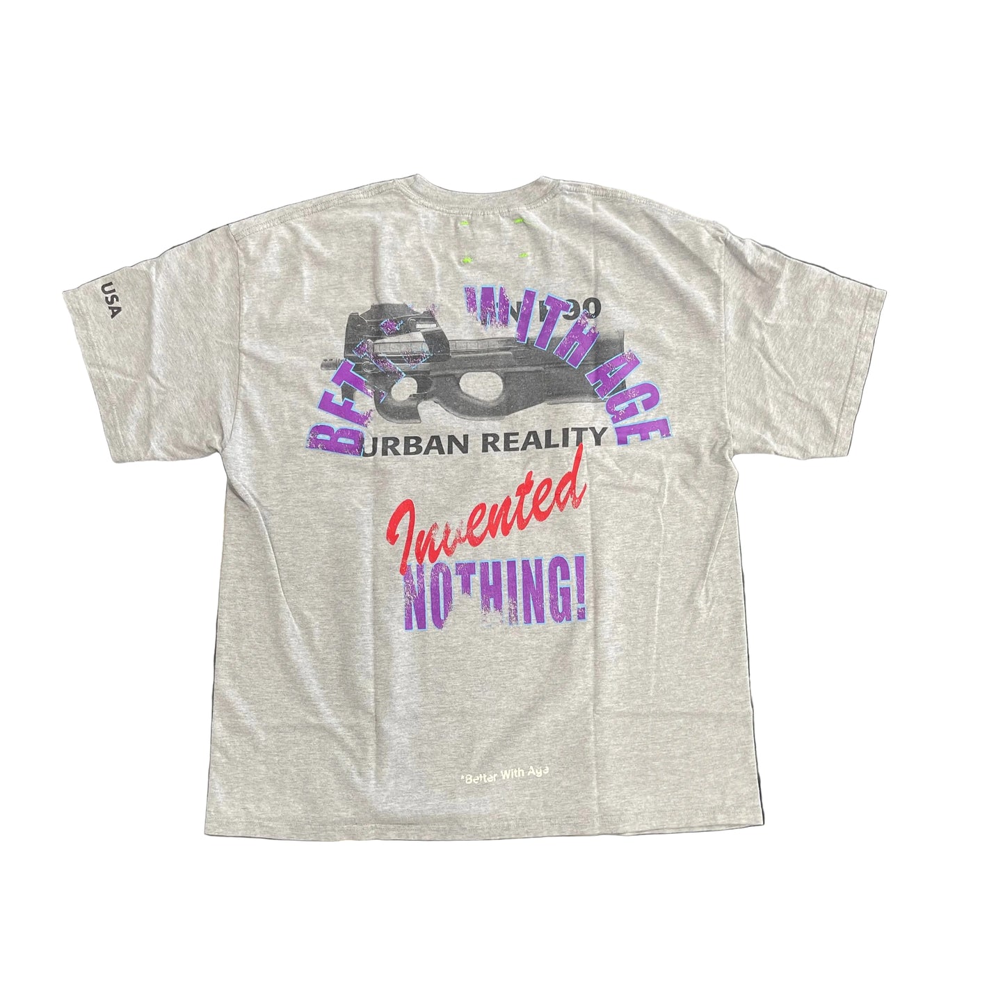 Better With Age Modest Tee Grey