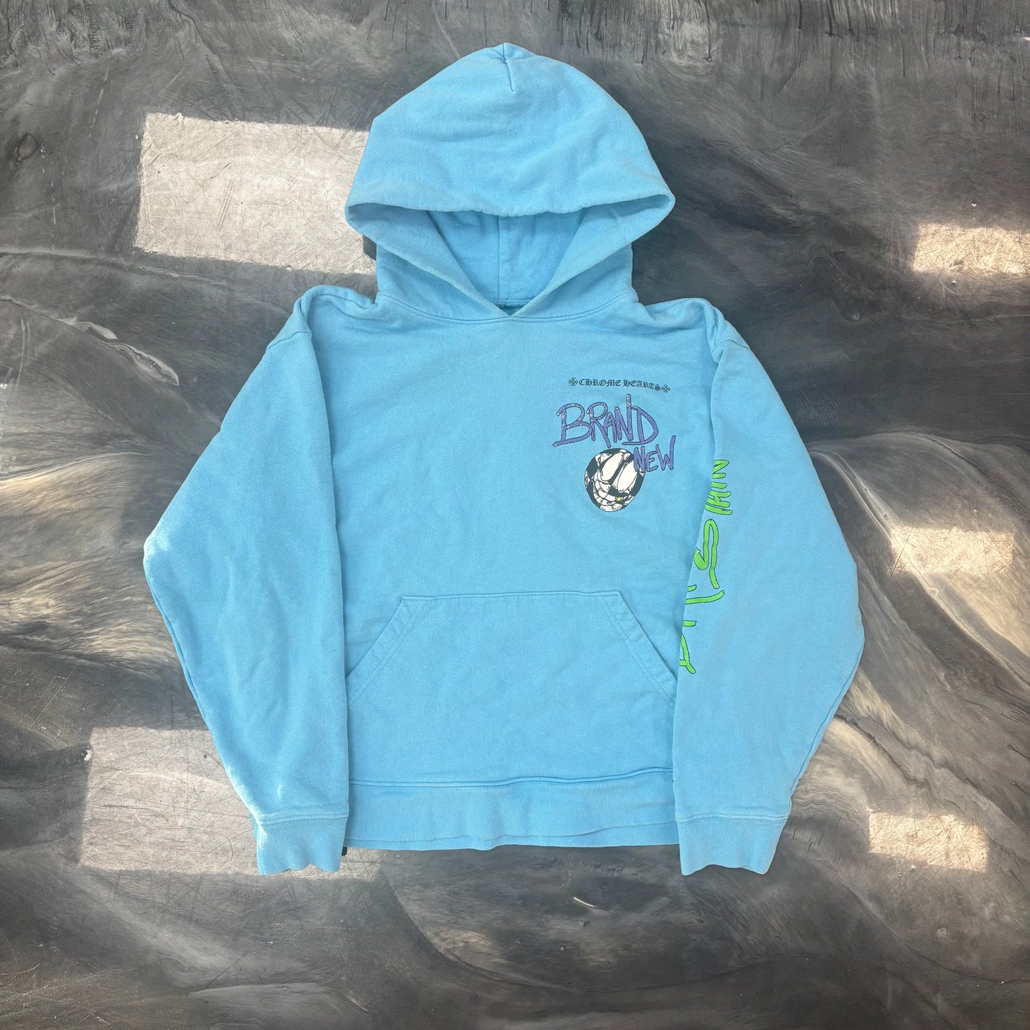 Chrome Hearts Matty Boy Blue Brain New Hoodie