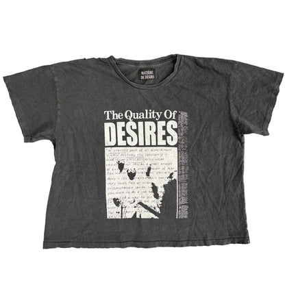 Matière De Désirs Quality Of Desires Tee Vintage Black