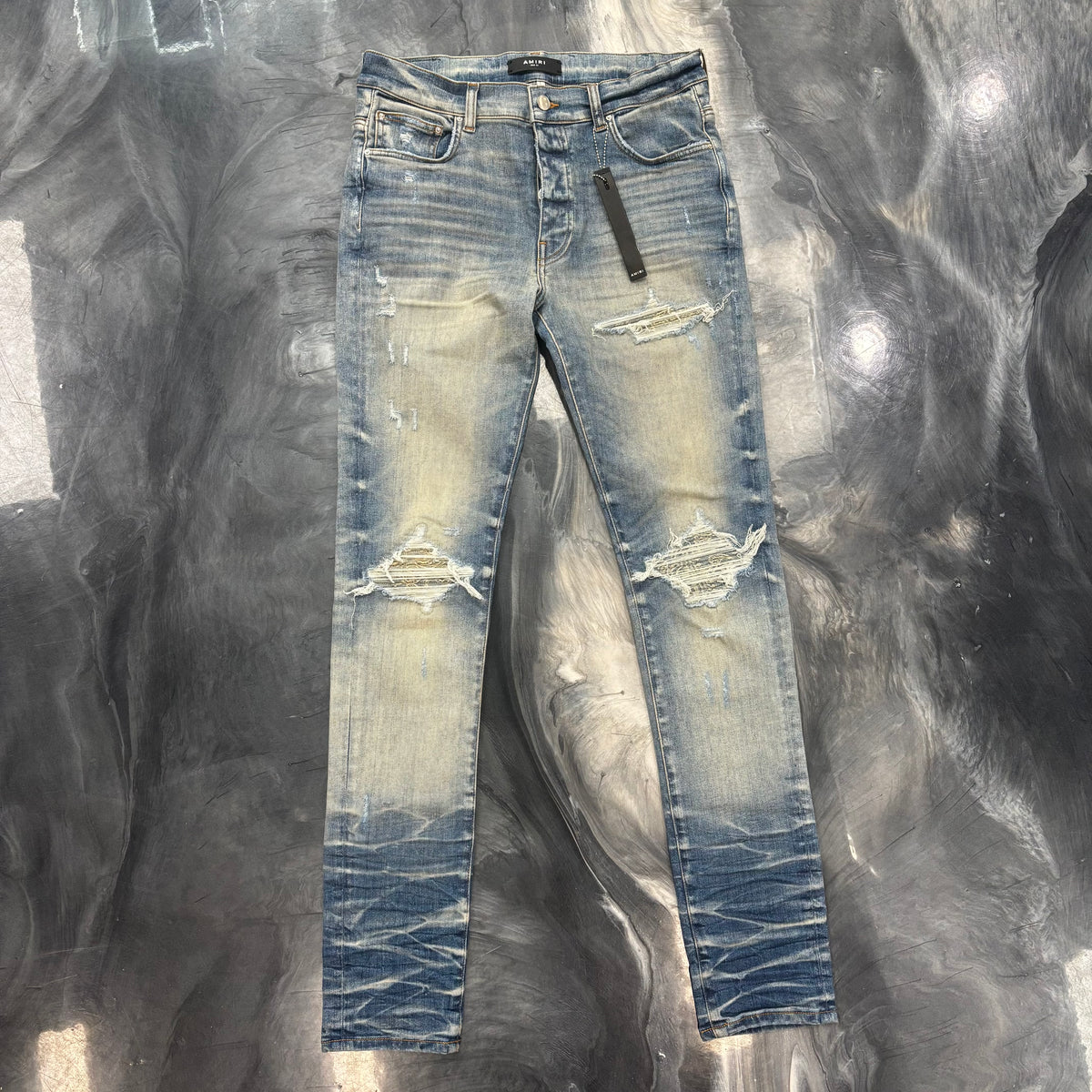 AMIRI Bandana Jacquard MX1 Jean Vintage Indigo