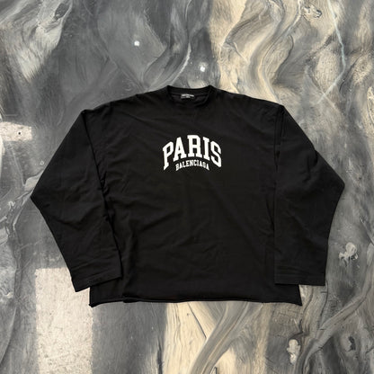 Balenciaga Cities Paris Long Sleeve Tee