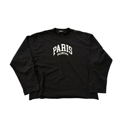Balenciaga Cities Paris Long Sleeve Tee