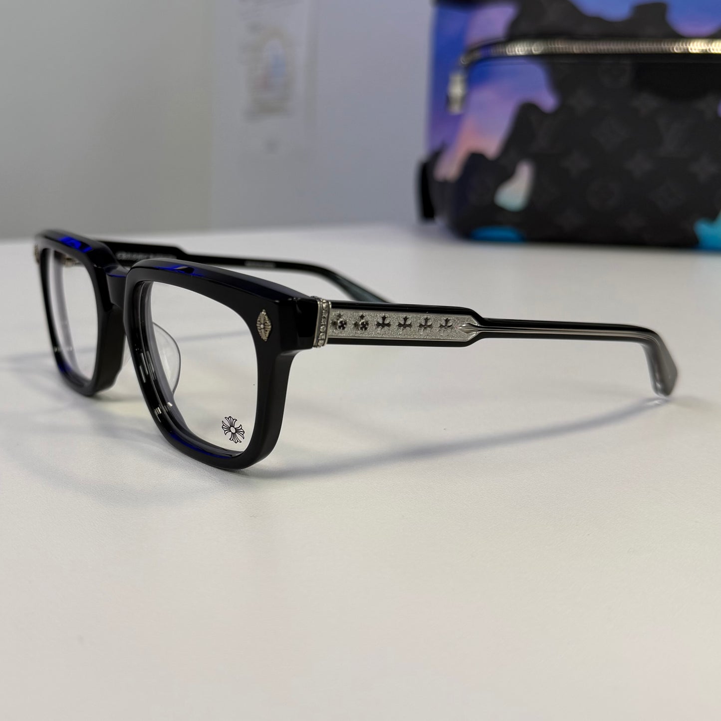 Chrome Hearts Ambidxtrous Glasses Black/Silver