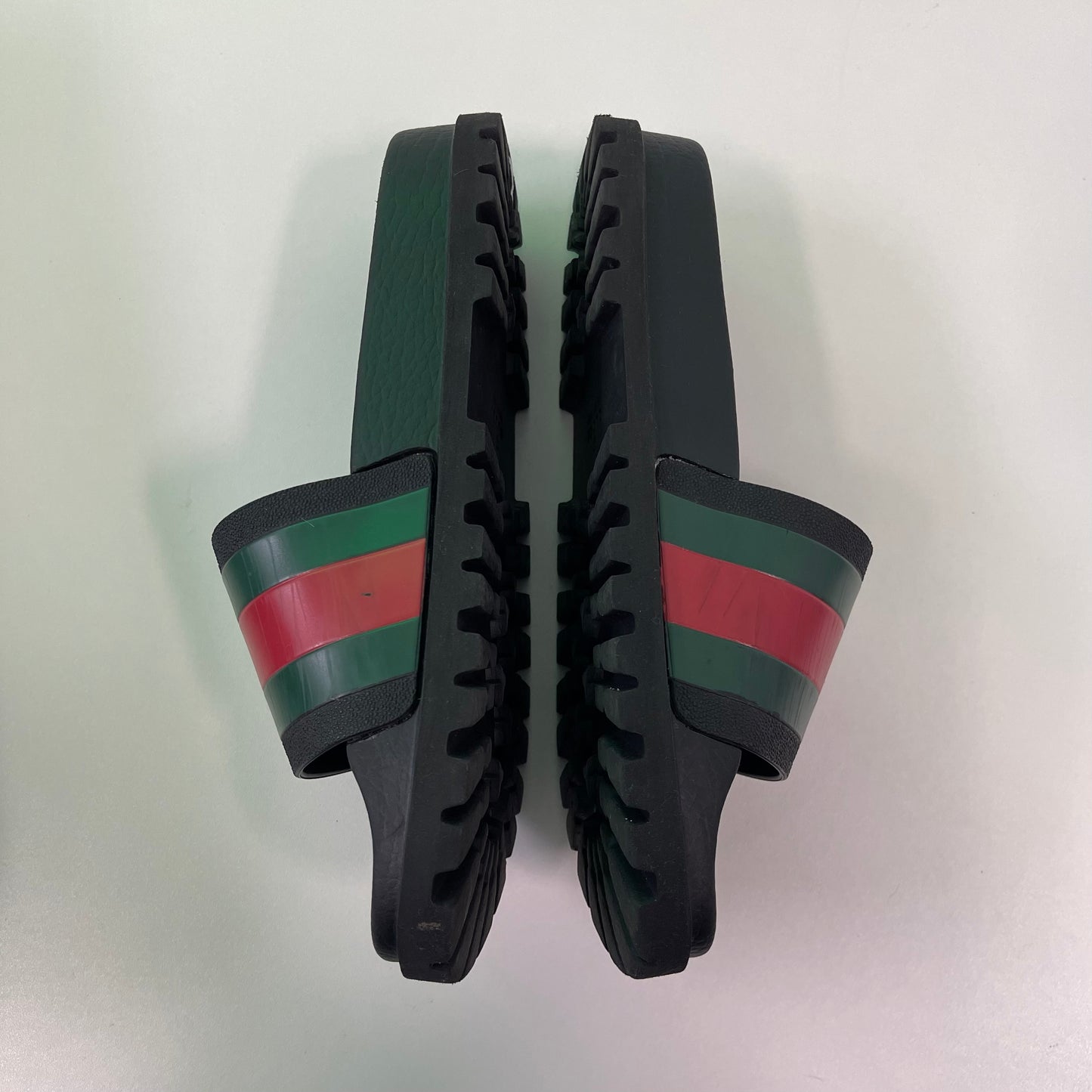Gucci Men’s Web Slide Sandals (USED)