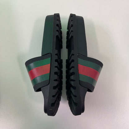 Gucci Men’s Web Slide Sandals (USED)