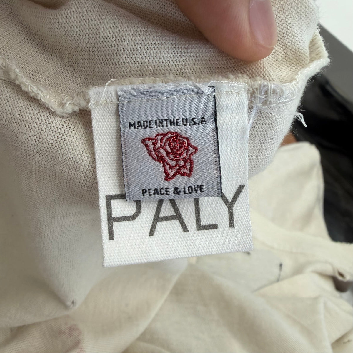 Paly Hollywood Signature Tee in Vintage Cream