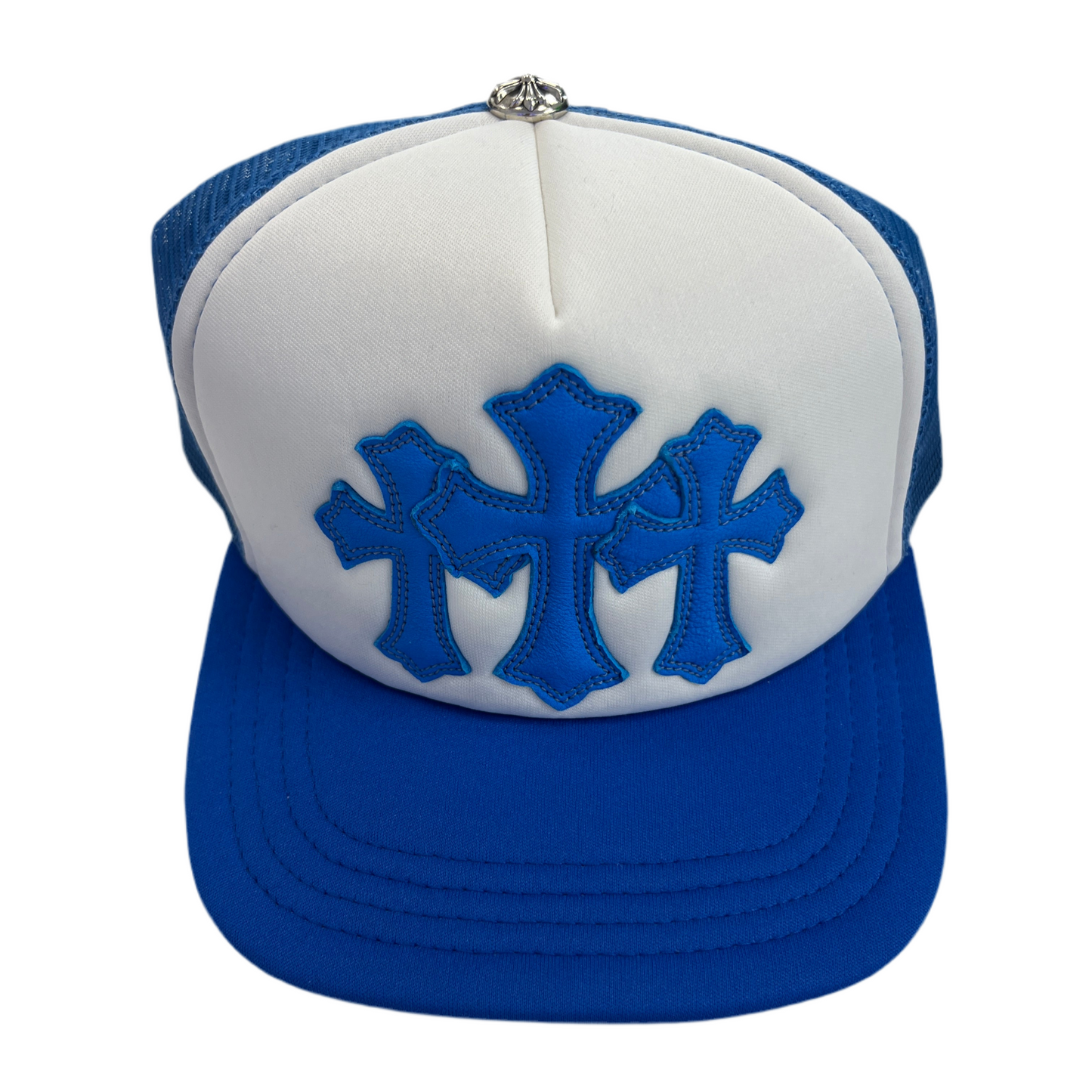 Chrome Hearts Miami Exclusive Neon Patch Hat Blue