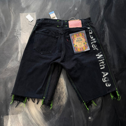 Better With Age Monroe Triple-Wide Denim Shorts