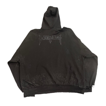 Balenciaga Paris Moon Crinkled Hoodie