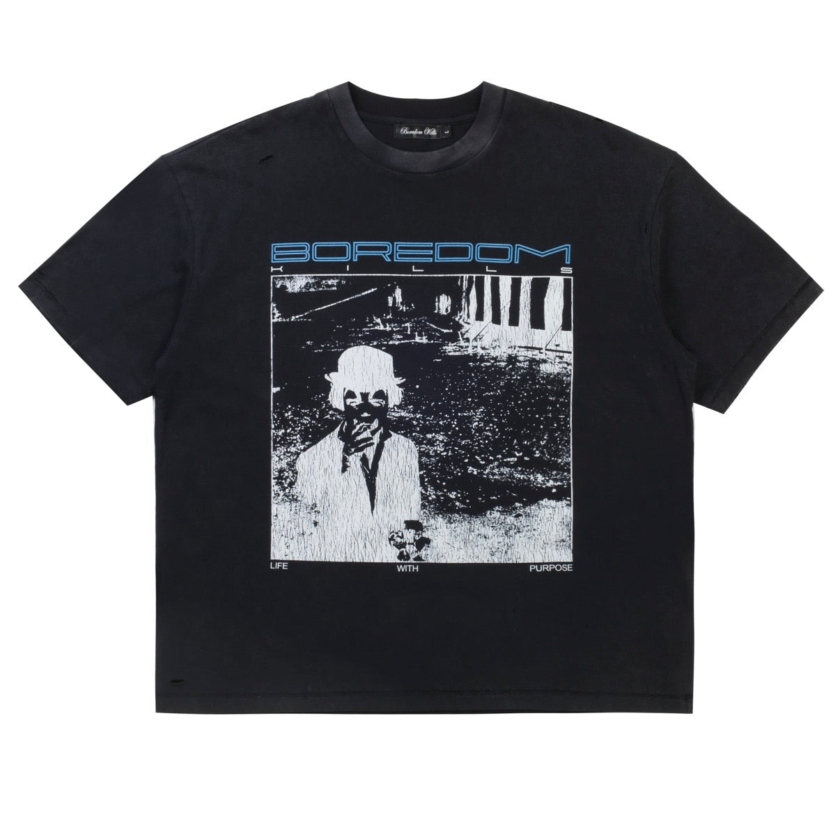 BOREDOM KILLS PURPOSE TEE BLACK