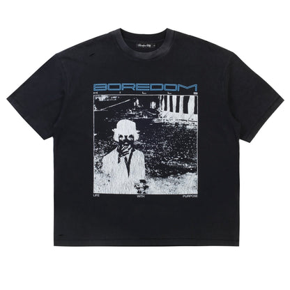 BOREDOM KILLS PURPOSE TEE BLACK