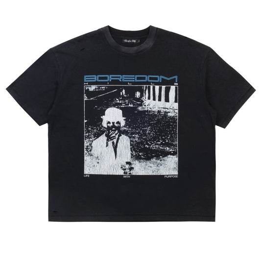 BOREDOM KILLS PURPOSE TEE BLACK