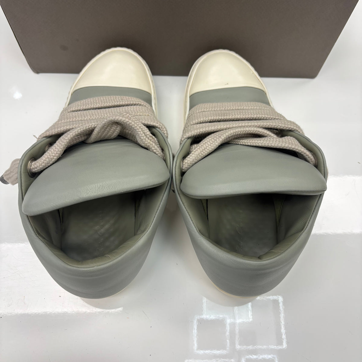 Rick Owens Hollywood Jumbo
Laced Low 'Celadon Milk' (USED)