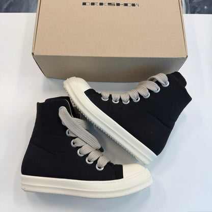 Rick Owens Lido DRKSHDW Jumbo Lace Puffer High Black (Used)