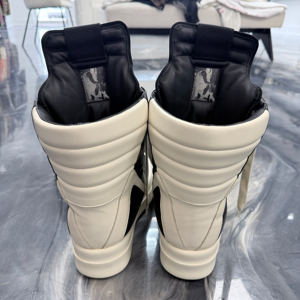 RICK OWENS PORTERVILLE MEGA GEOBASKET (USED)