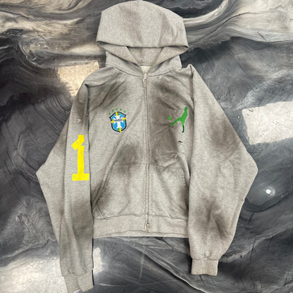 HMDD Grey Brazil Zipup