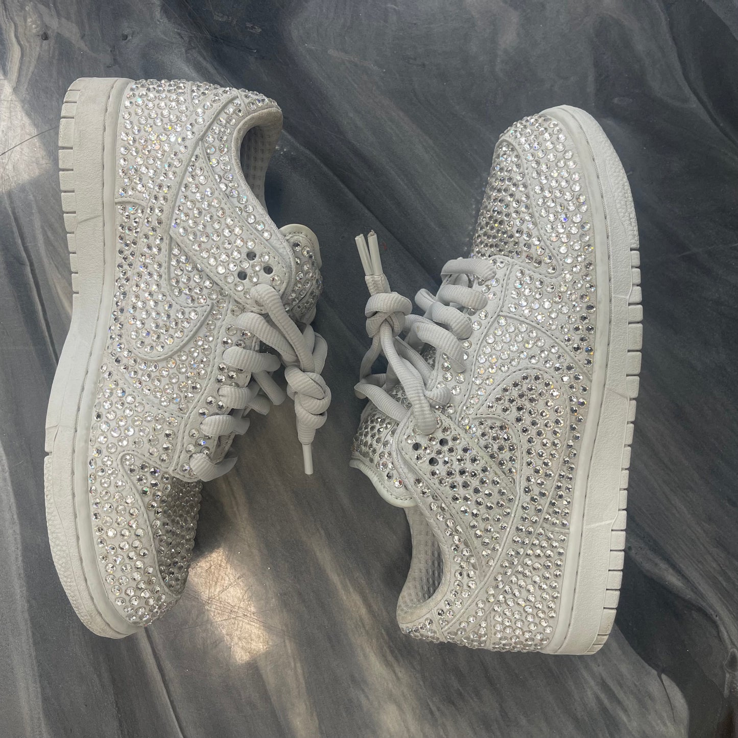 Nike Cactus Plant Flea Market X Swarovski X Dunk Low 'Pure Platinum' (USED)