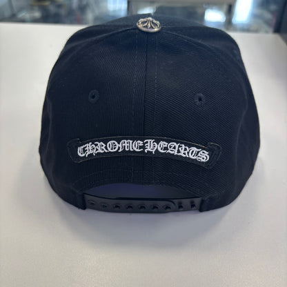 Chrome Hearts Scroll Label Black Baseball Hat
