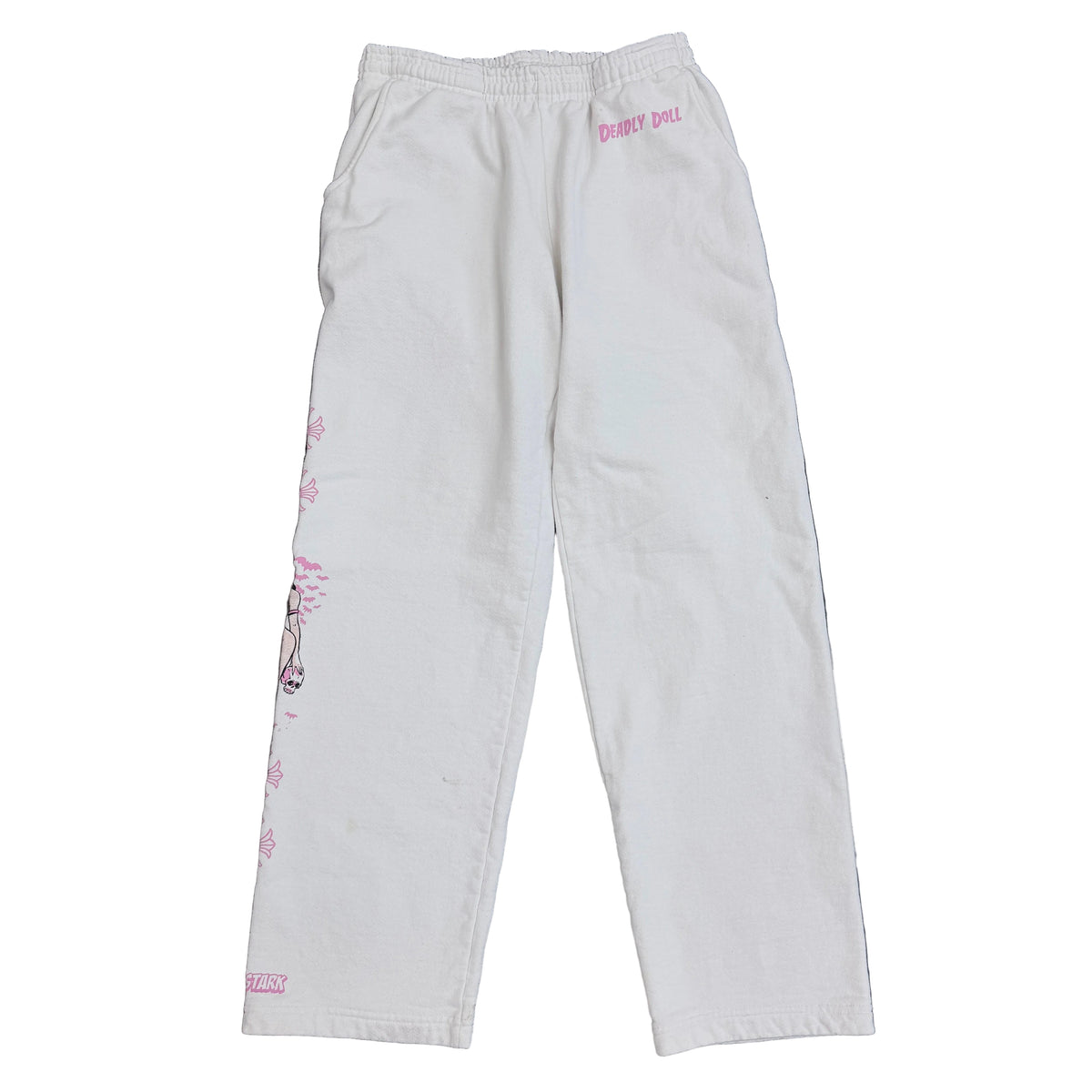 Chrome Hearts Deadly Doll Sweatpants White