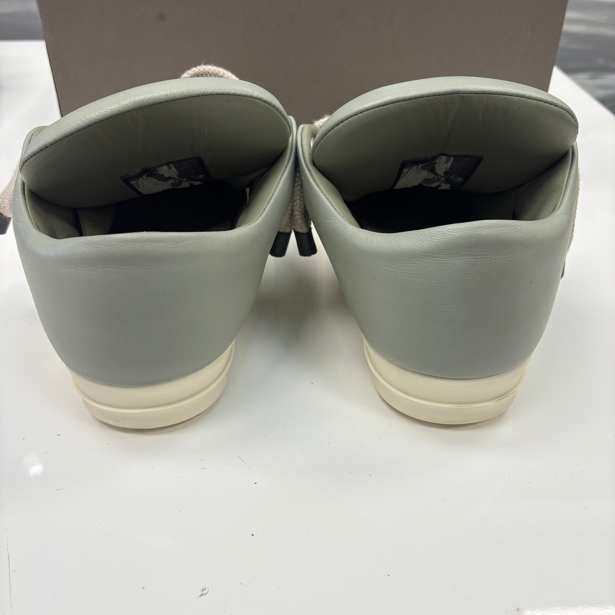 Rick Owens Hollywood Jumbo
Laced Low 'Celadon Milk' (USED)