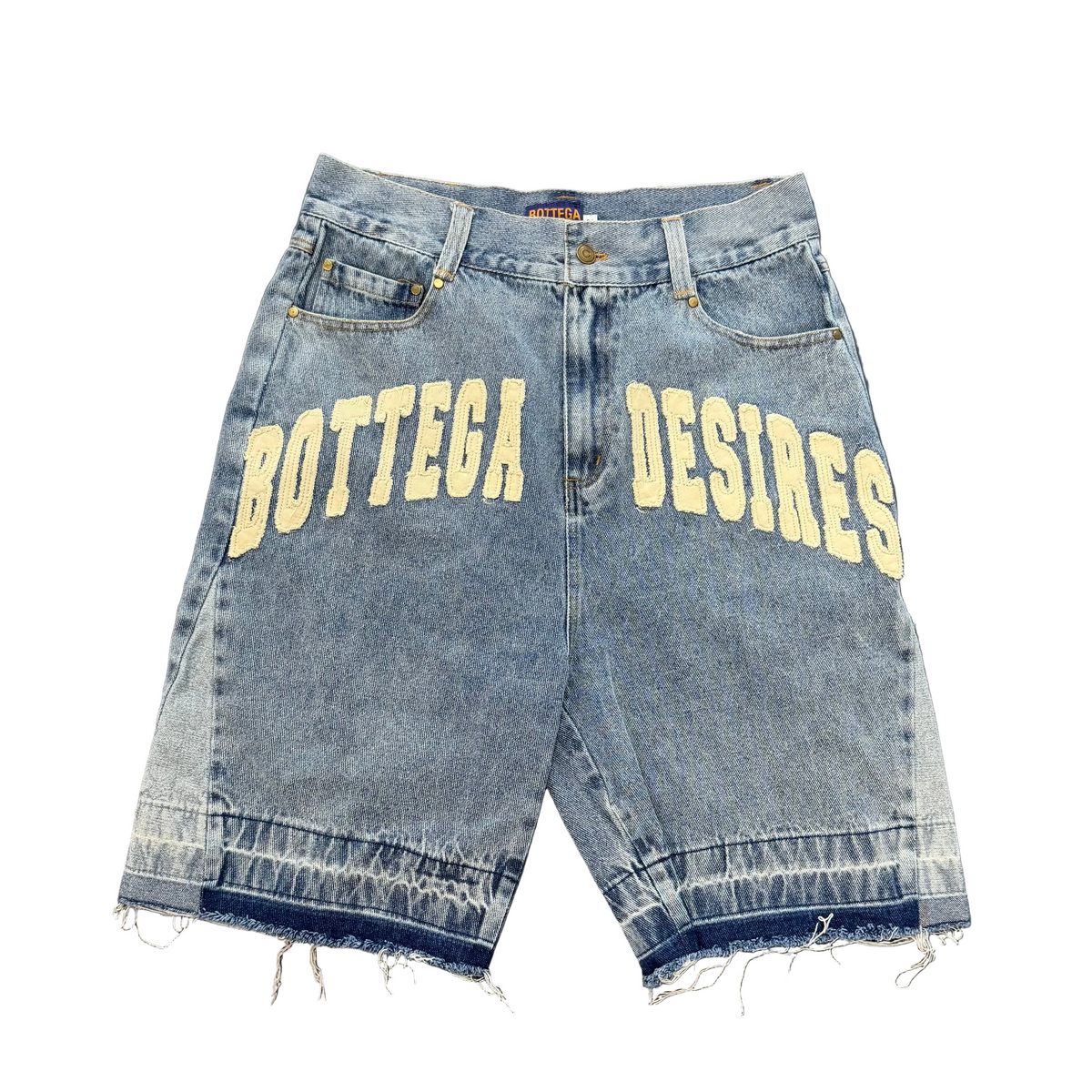 Bottega Desires Denim Shorts