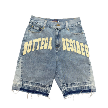 Bottega Desires Denim Shorts