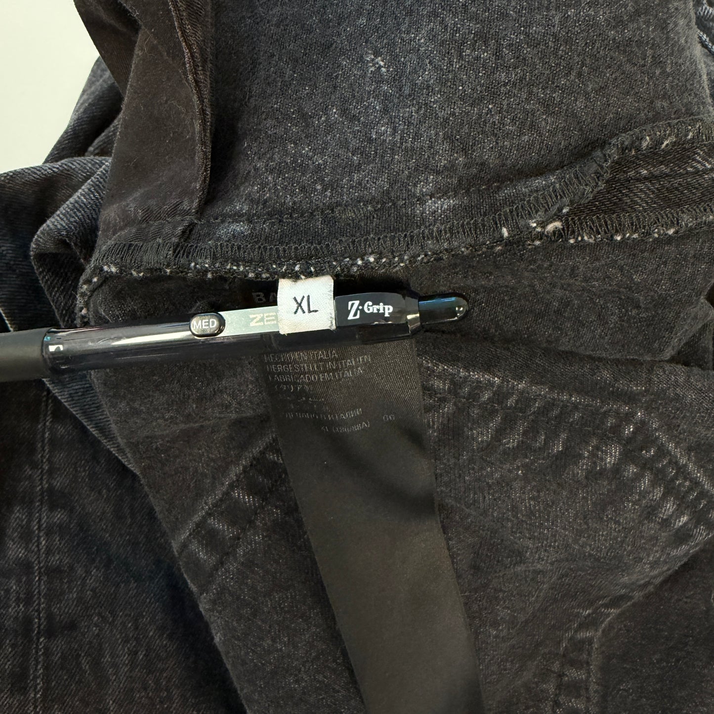 Balenciaga Black Distressed Flare Denim Jeans ￼