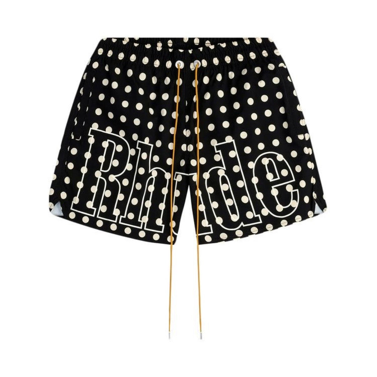 Rhude Logo Polka Dot Swim
Shorts Black/White