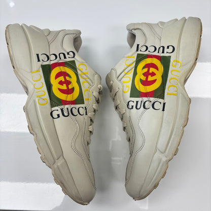 Gucci Rhyton Leather Sneaker Vintage Logo (Used)(NO Box)