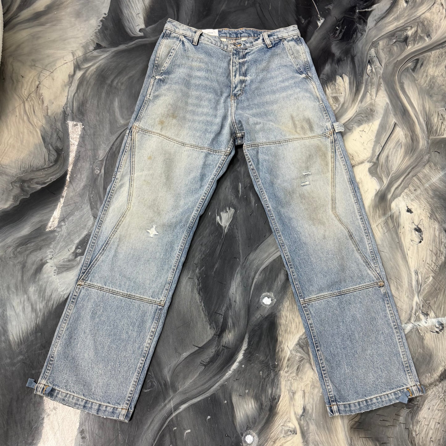RHUDE Double Knee Denim Cargo