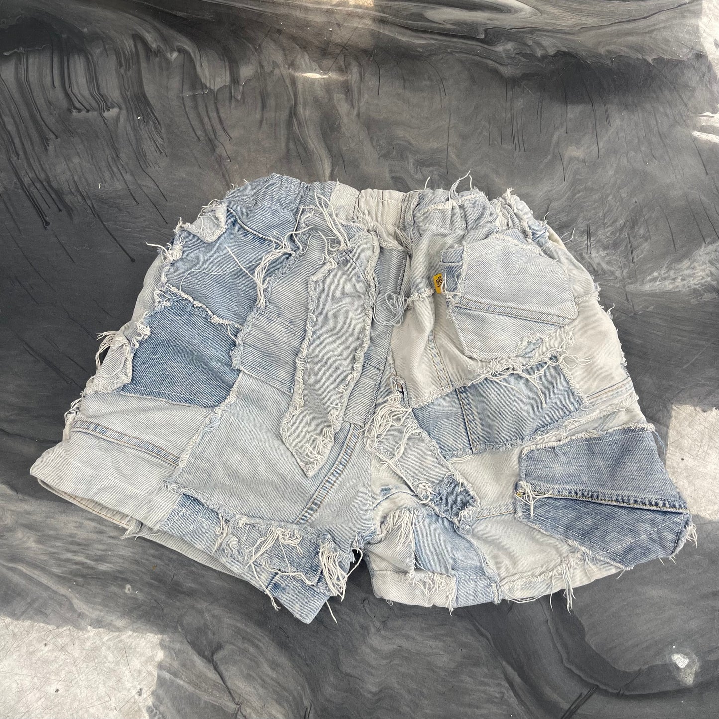Gallery Dept. Reconstructed Denim Shorts