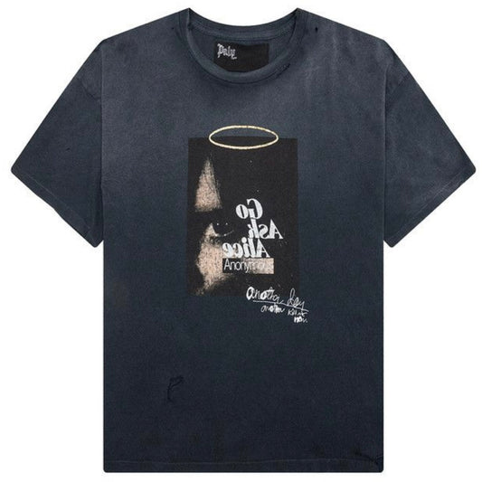 Paly Hollywood Ask Alice Tee Vintage Black