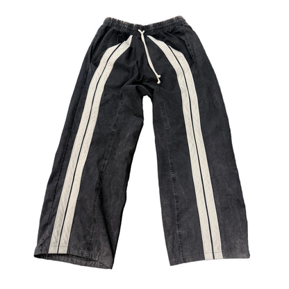 Rivington Roi Rebis Trappist Penta Wide-Leg Pants Grey