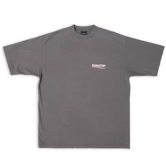 Balenciaga Political Campaign T-shirt Dark Grey