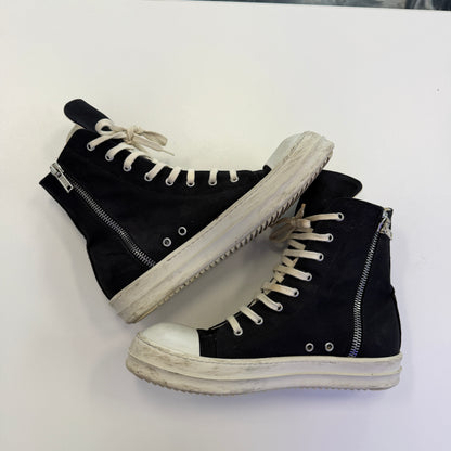 Rick Owens DRKSHDW Canvas Ramone High Top Sneaker (Used)(No Box)