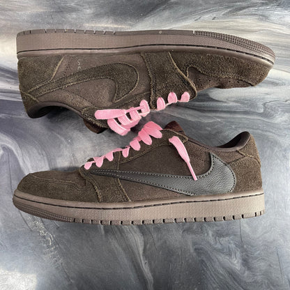 Travis Scott X Jordan 1 Low OG SP 'Velvet Brown' (USED)