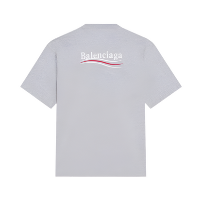 Balenciaga Political Campaign T-shirt Light Grey