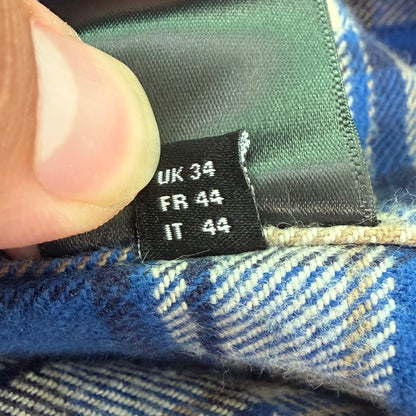 Amiri x TGCW The Great City Workshop Blue Plaid Flannel Shirt