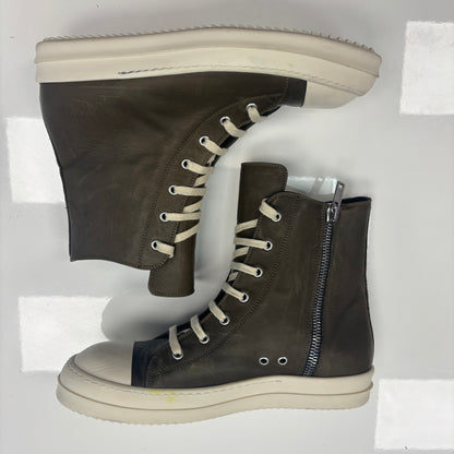 Rick Owens Ramone High Leather Brown (USED)