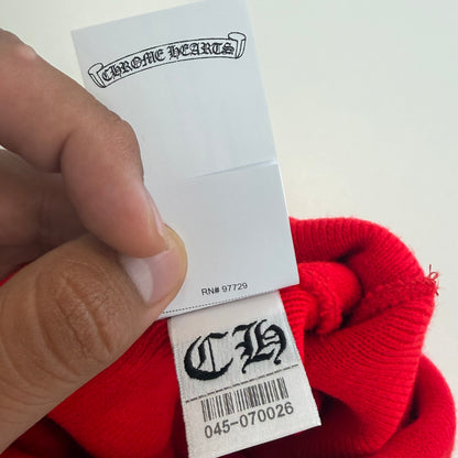 Chrome Hearts Logo Beanie Red