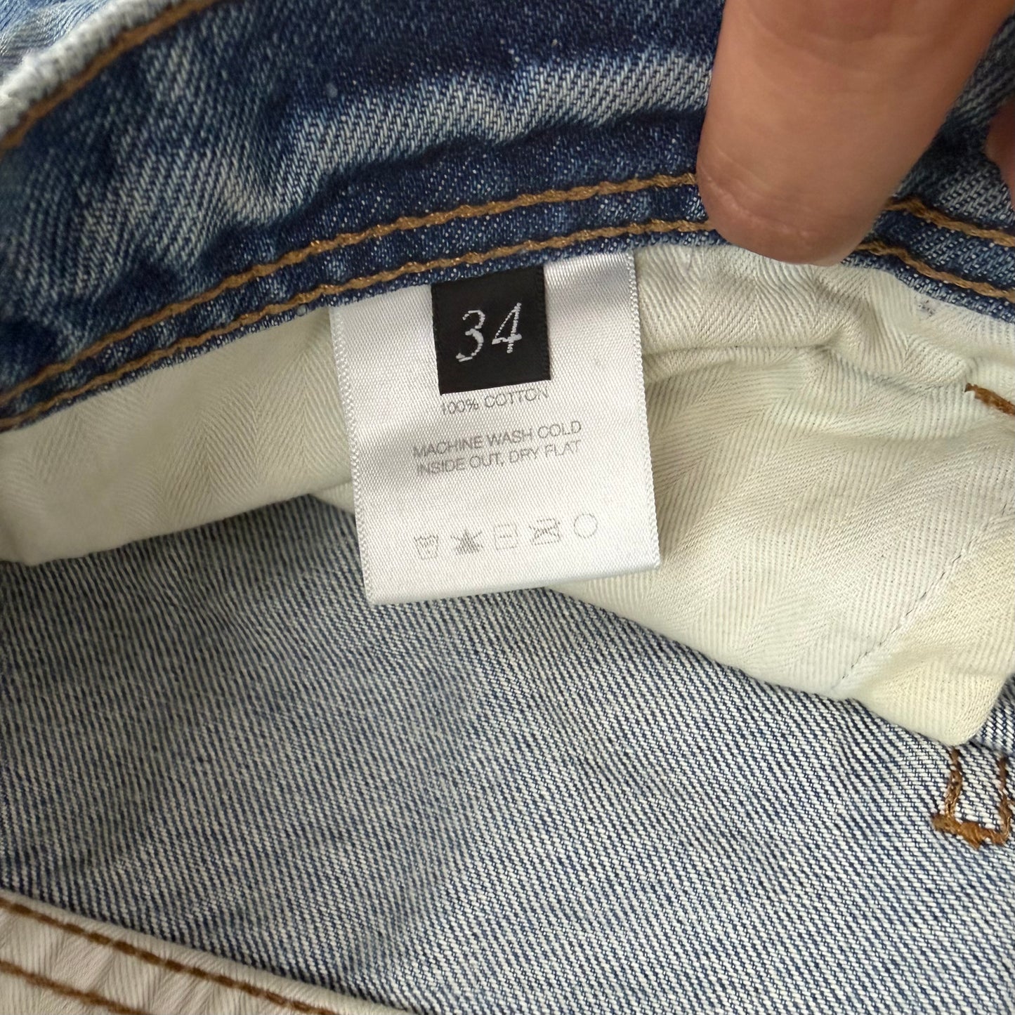 ERD Distressed Mud Washed Denim Jeans