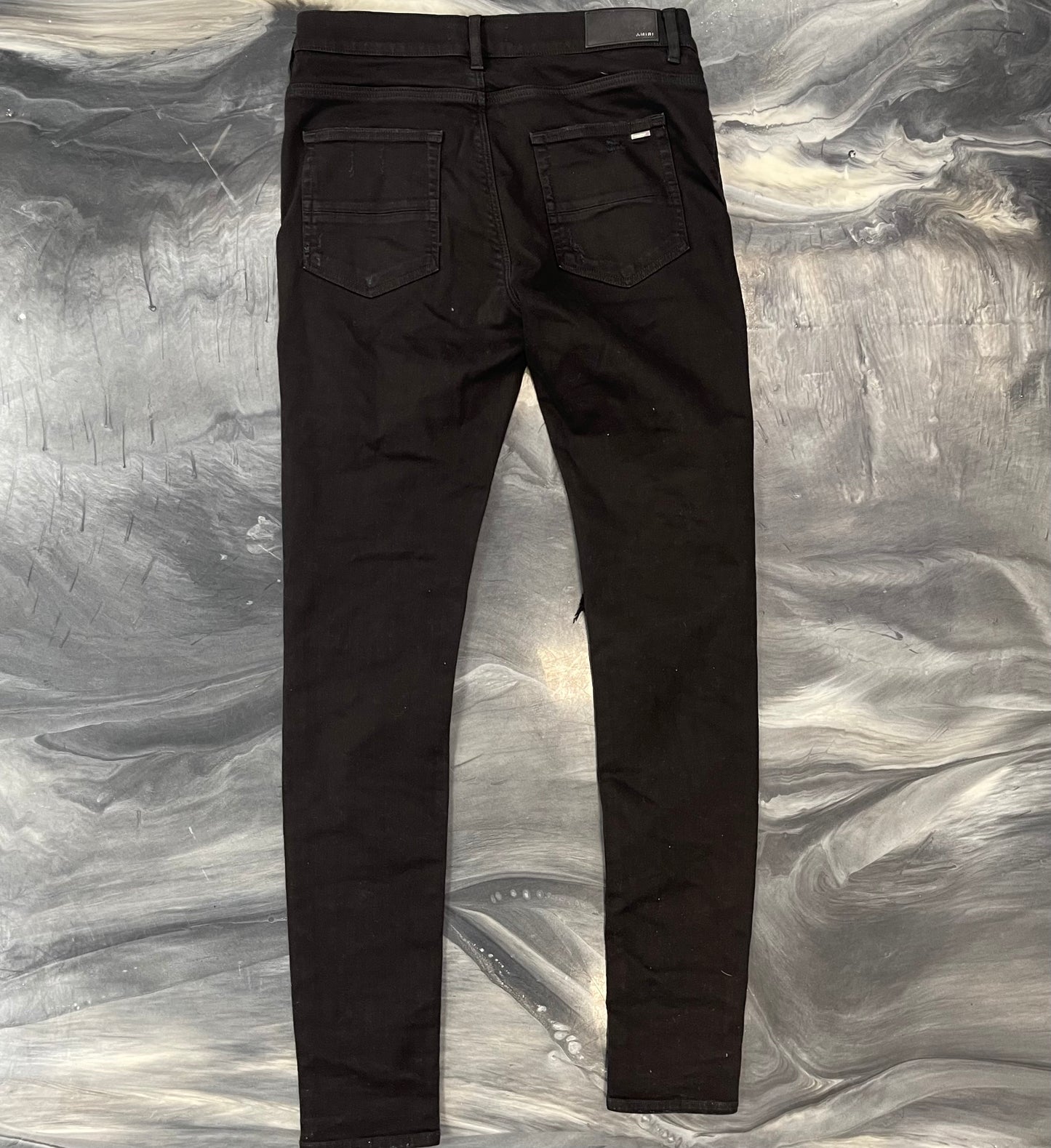 Amiri MX1 Bandana Jeans Black