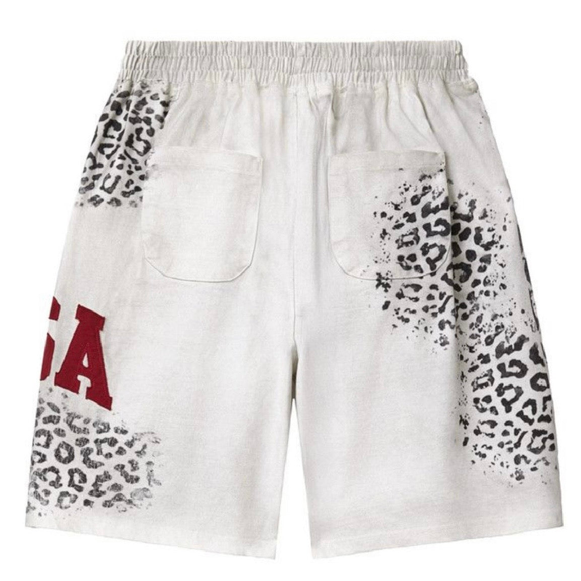 Vale Forever Cheetah Sweat Shorts Grey
