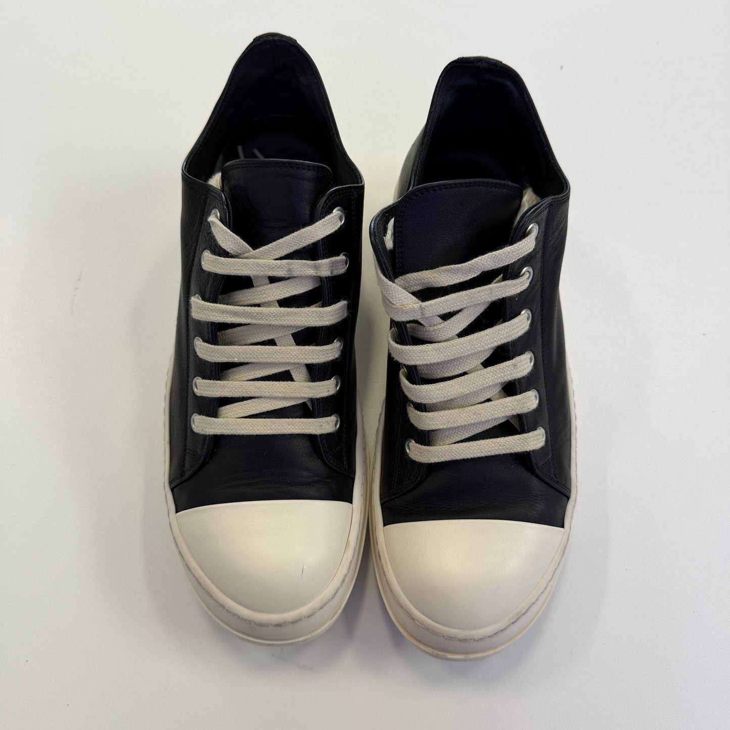 Rick Owens Ramone Low Black/Milk (Used)(No Box)