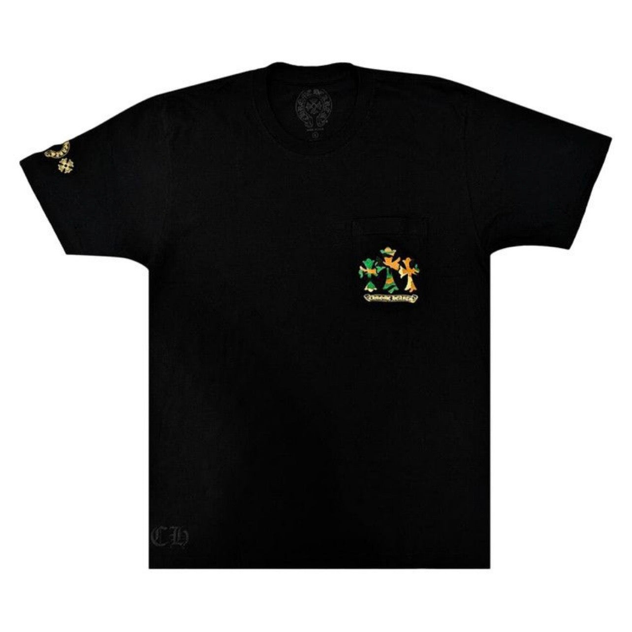 Chrome Hearts Horse Shoe Logo
Pocket T-Shirt Black/Camo