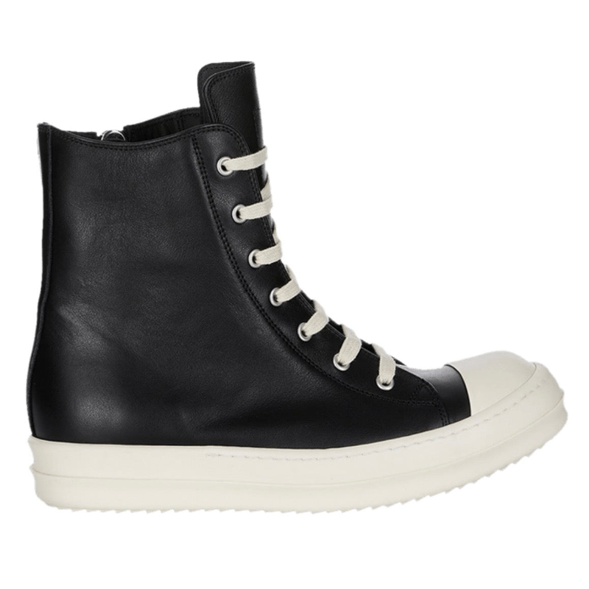Rick Owens Concordians Leather High Black Milk Ramone’s